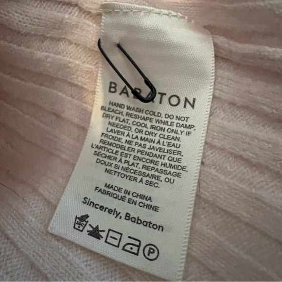 Babaton Cropped Sweater sz L - Picture 3 of 5